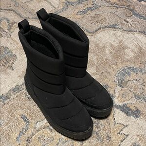 MADEWELL Black Toasty Puffer Boots